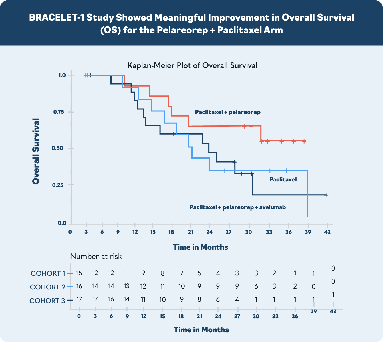 BRACELET-1 Study Showed Meaningful Improvement in Overall Survival (OS) for the Pelareorep + Paclitaxel Arm